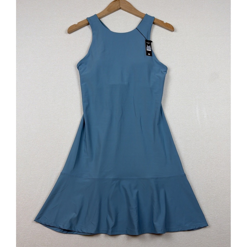 Etonic Performance Active Tank Dress Size XS Blue NWT Built in Bra Athletic Golf